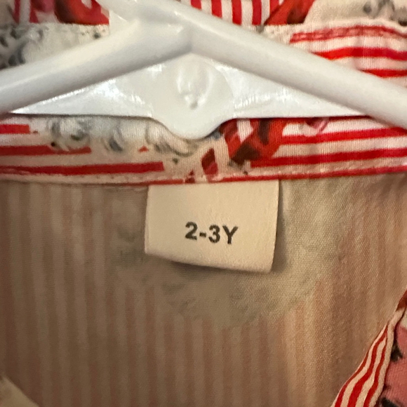 Red Striped Santa Kids Shirt - Picture 2 of 4